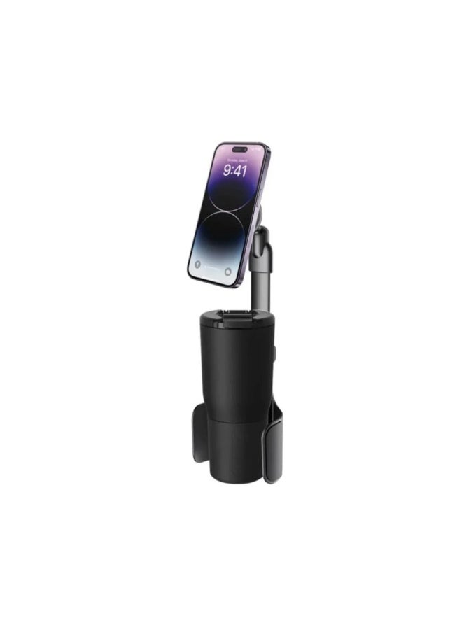 Magnetic Car Cup Holder – Strong Magnetic Beverage Holder, Adjustable Height, Universal Fit for Cups and Bottles, Stable Anti-Slip Design, Durable Car Accessory - Image 4